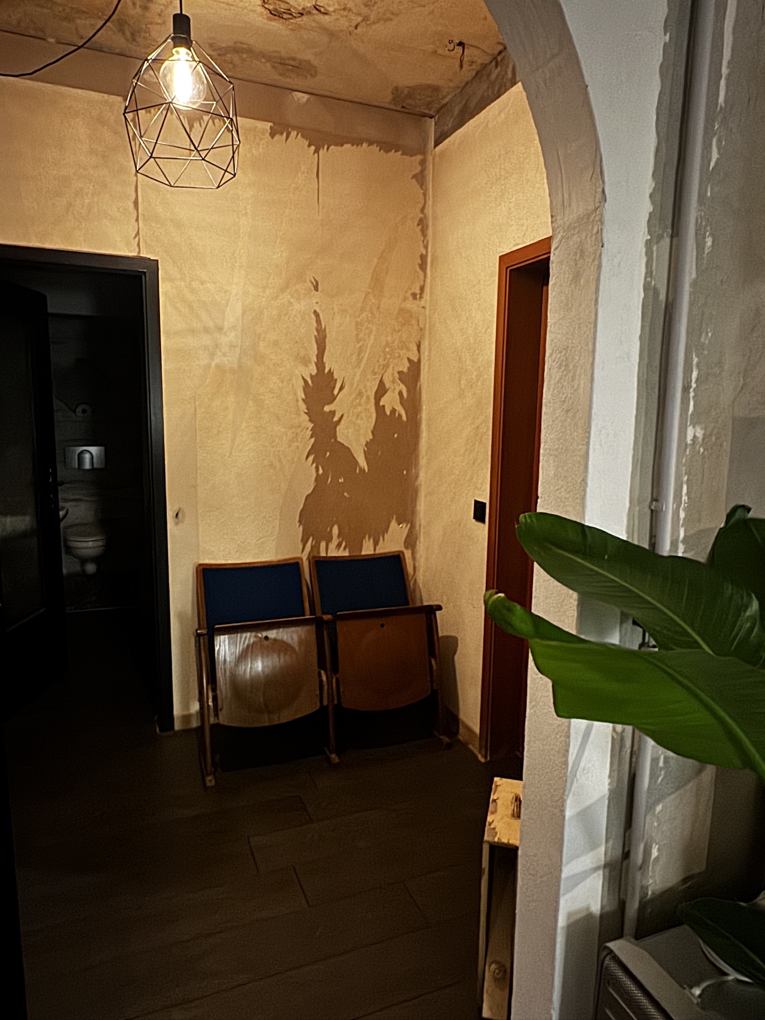 Atmosphärischer Eingangsbereich des MJM Tonstudios
